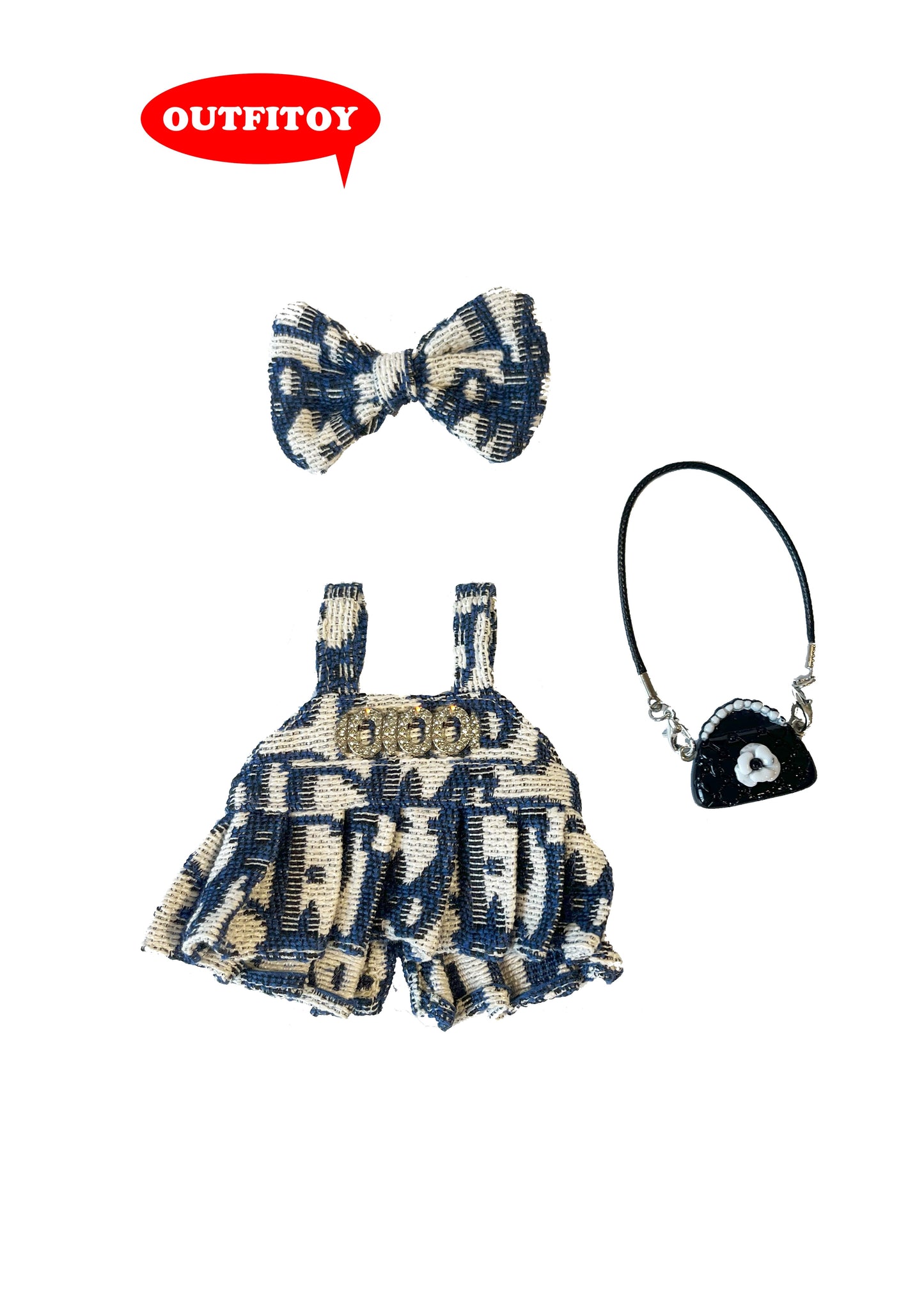 Labubu Parisian Navy Elegance