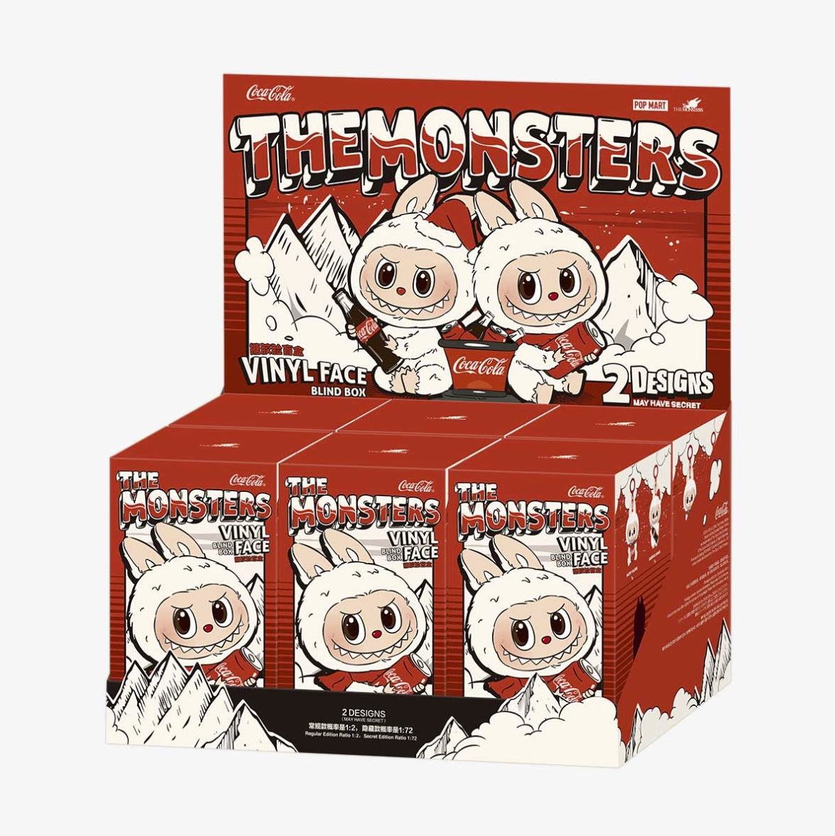 THE MONSTERS COCA-COLA SERIES-Vinyl Face Blind Box