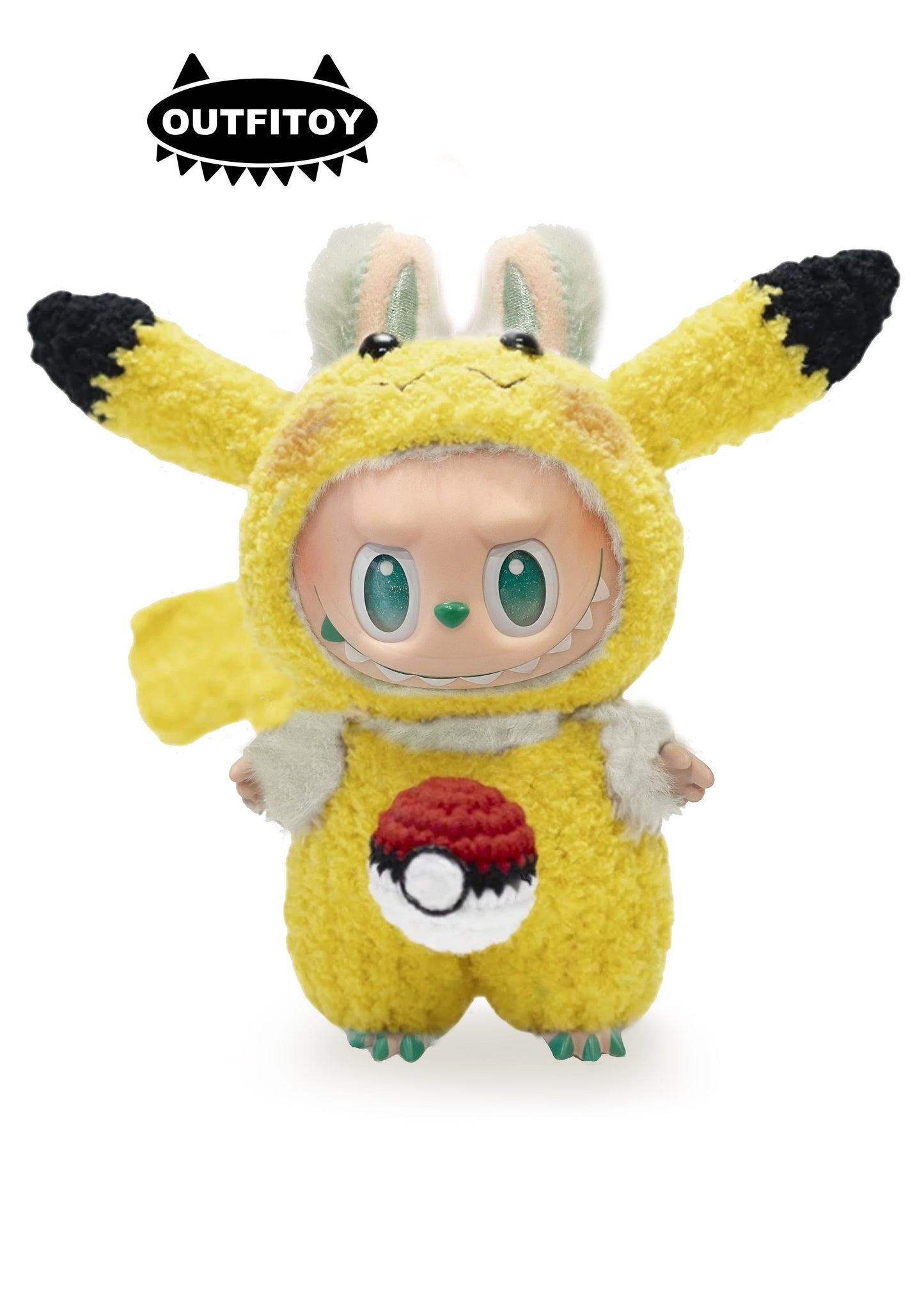 Labubu Clothes Pocketmon Pikapi Outift