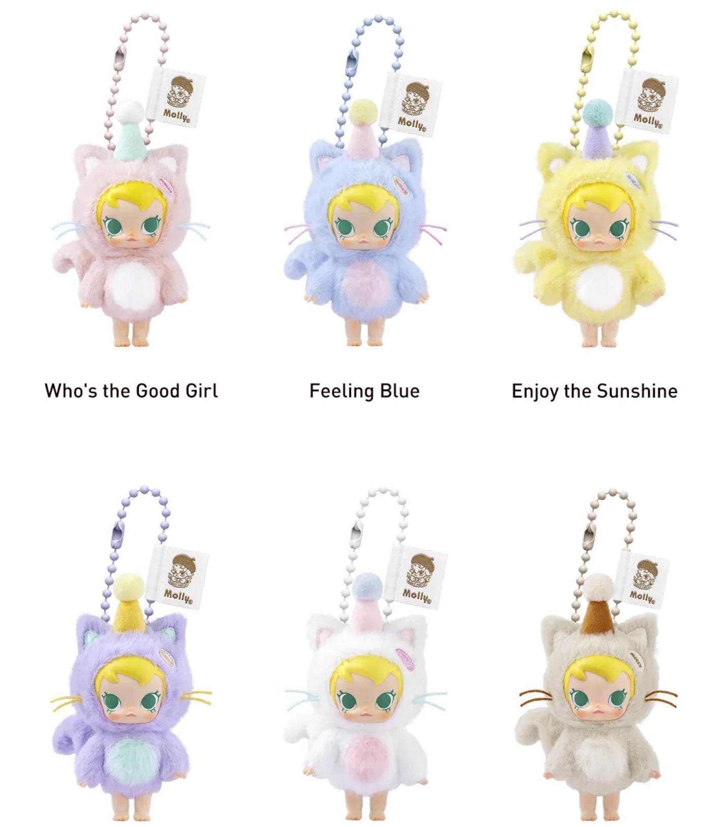 Baby Molly Pocket Friends Series-Vinyl Plush Pendant Blind Box