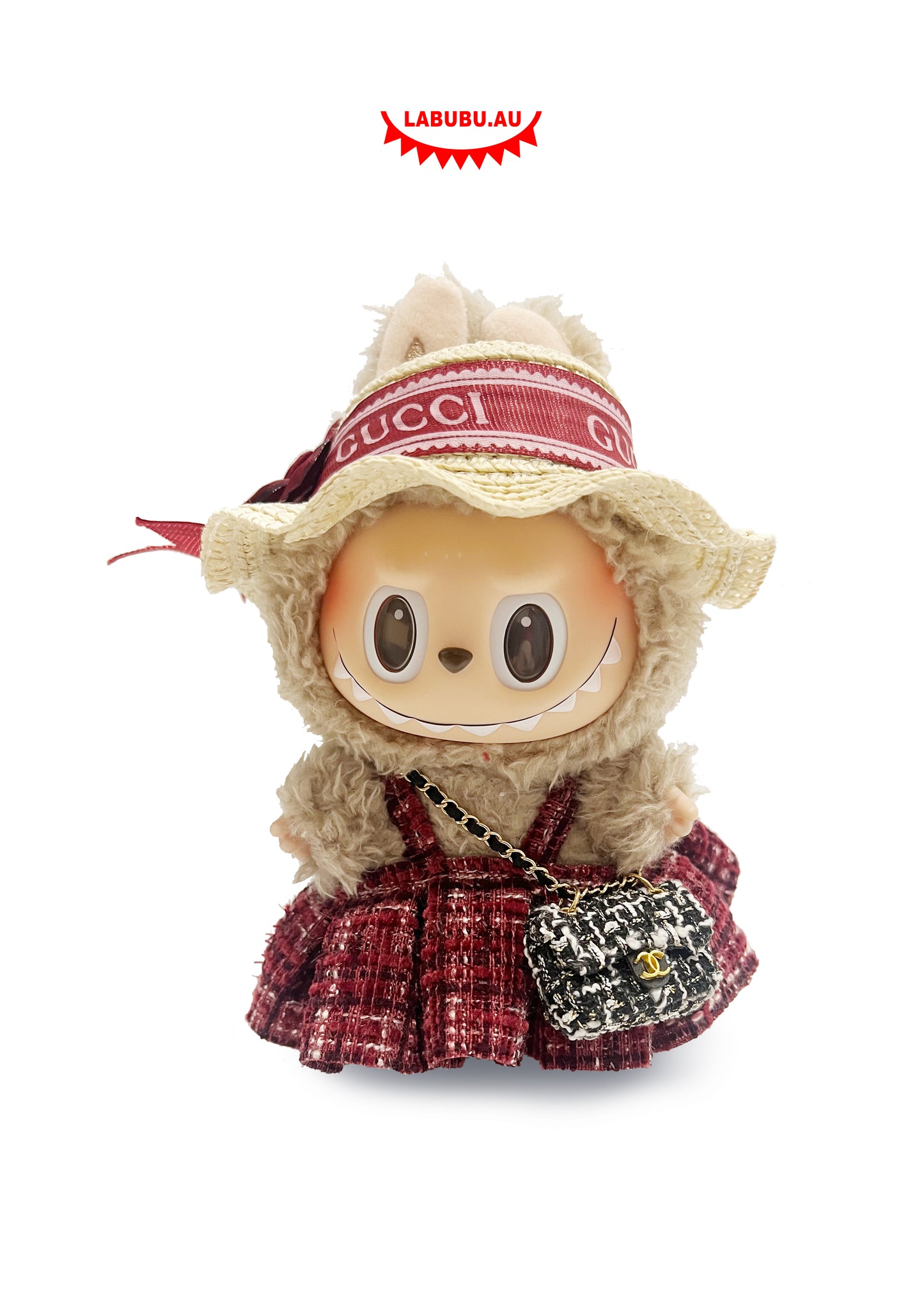 Labubu Outfit|French Vintage Straw Hat Look