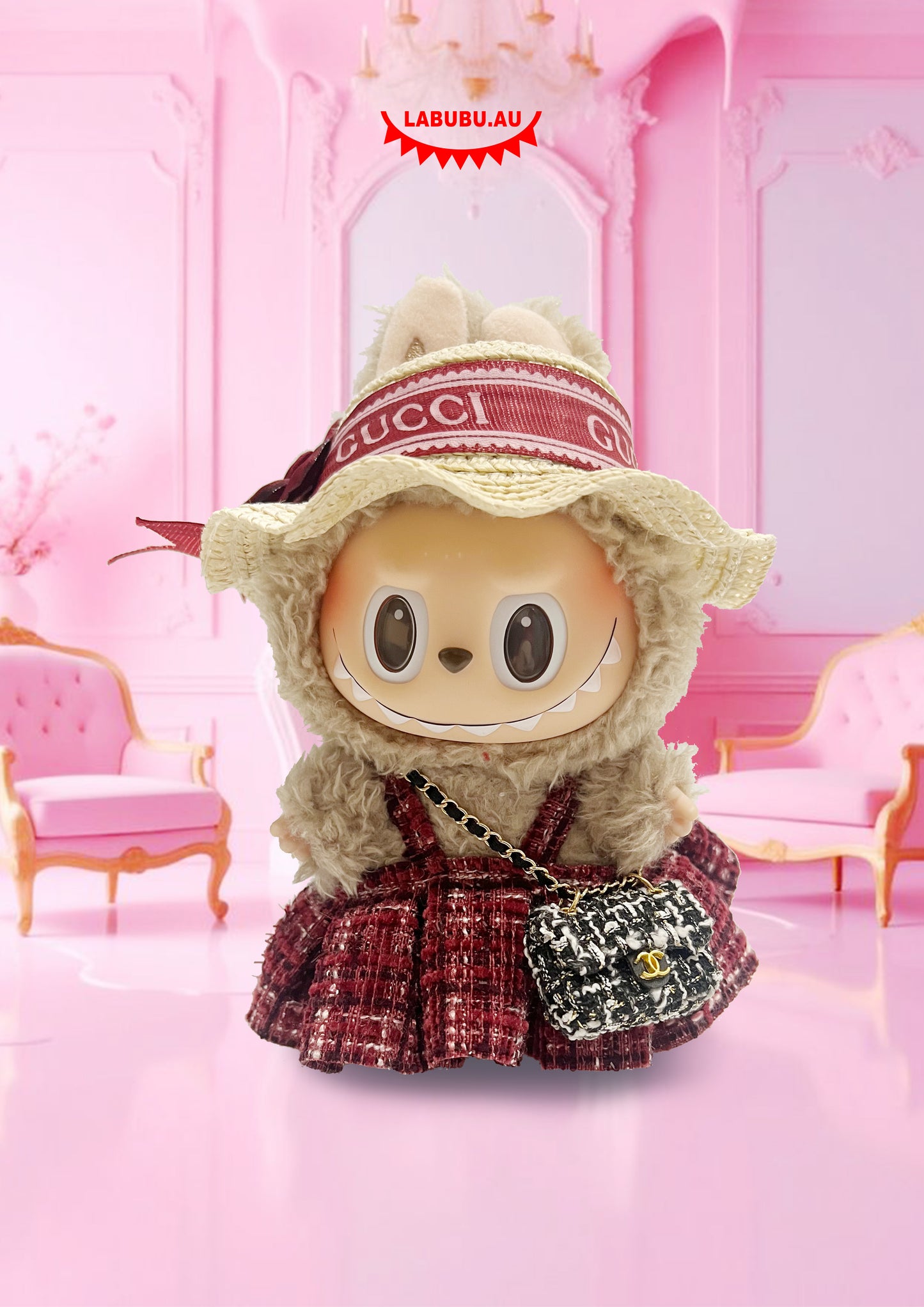 Labubu Outfit|French Vintage Straw Hat Look