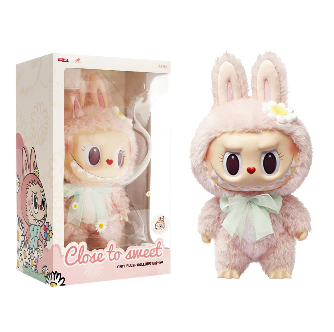 Pop Mart Labubu Mokoko Close to Sweet Vinyl Plush Doll