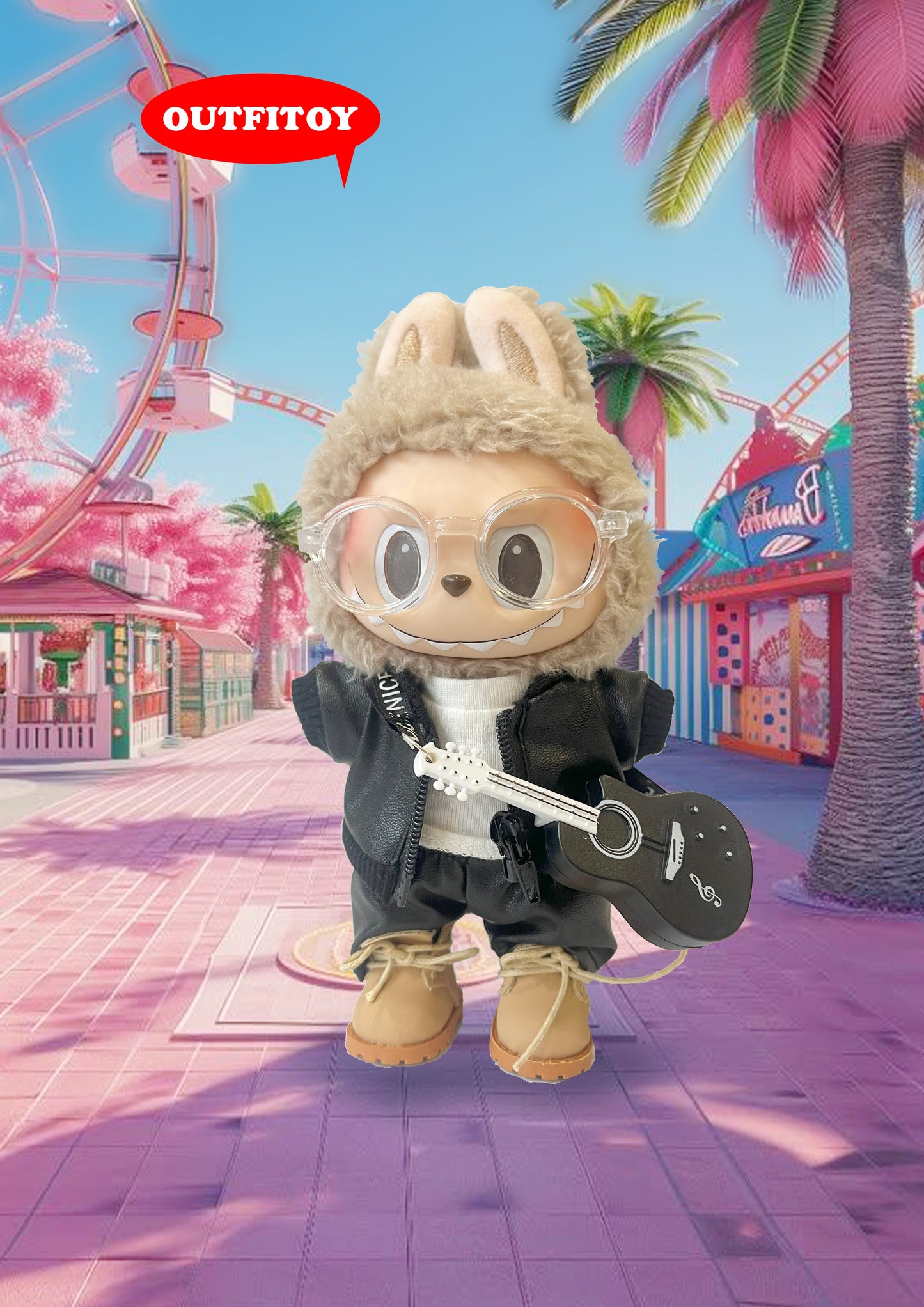 Labubu Outfit Rock Style
