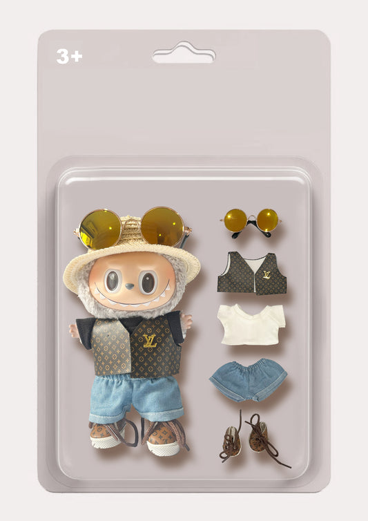 Labubu Outfit – France inspired Look Summer Vacation Style Set