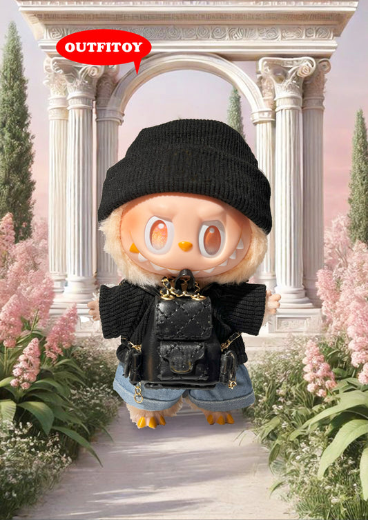 Labubu Outfit Futuristic Silhouette
Black Set