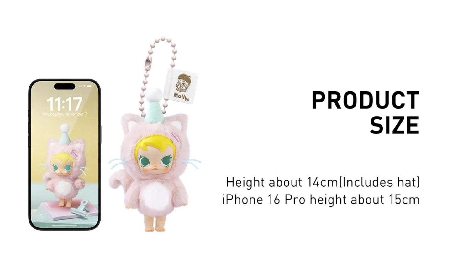 Baby Molly Pocket Friends Series-Vinyl Plush Pendant Blind Box