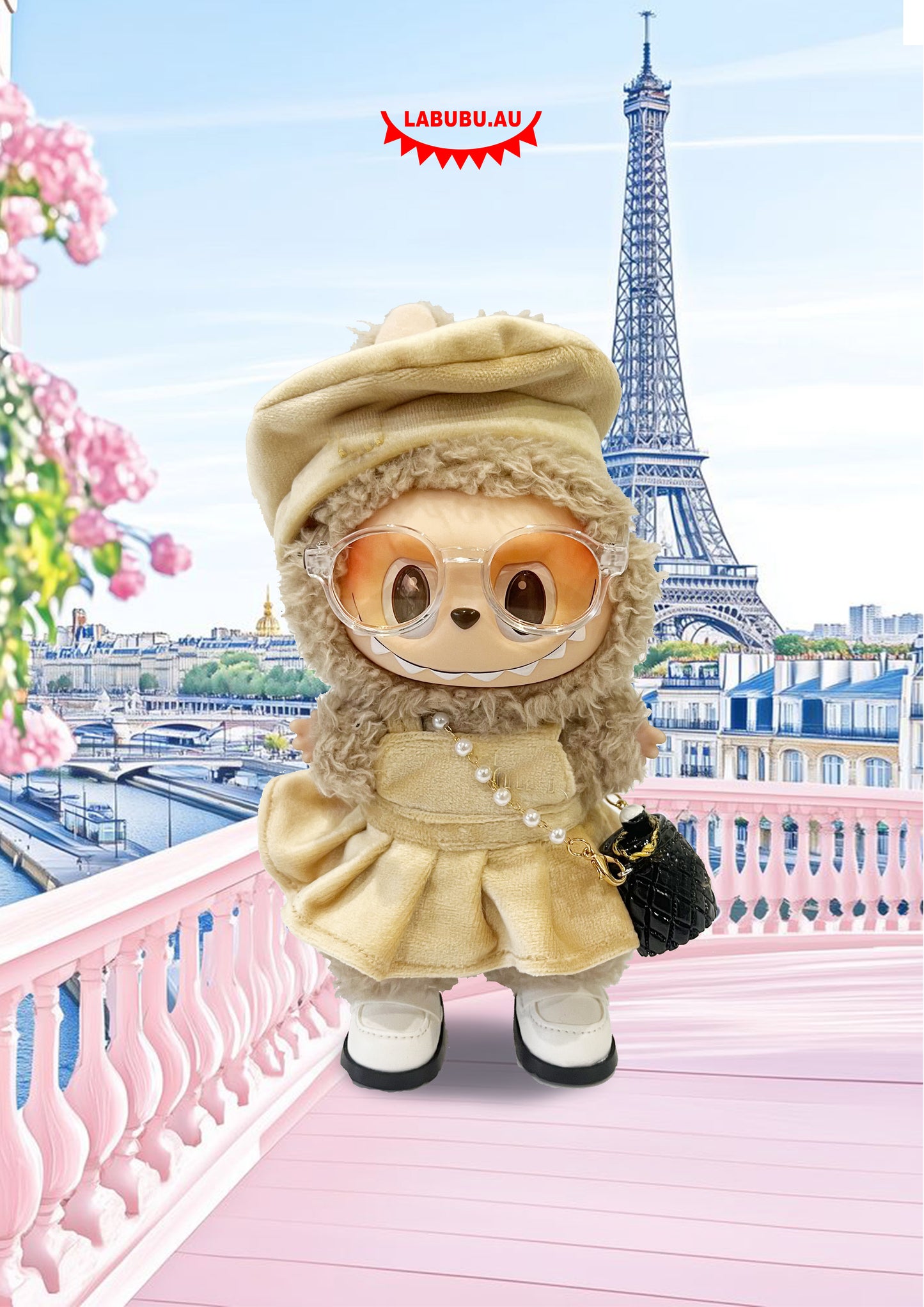 Labubu Outfit Creamy French Chic Set