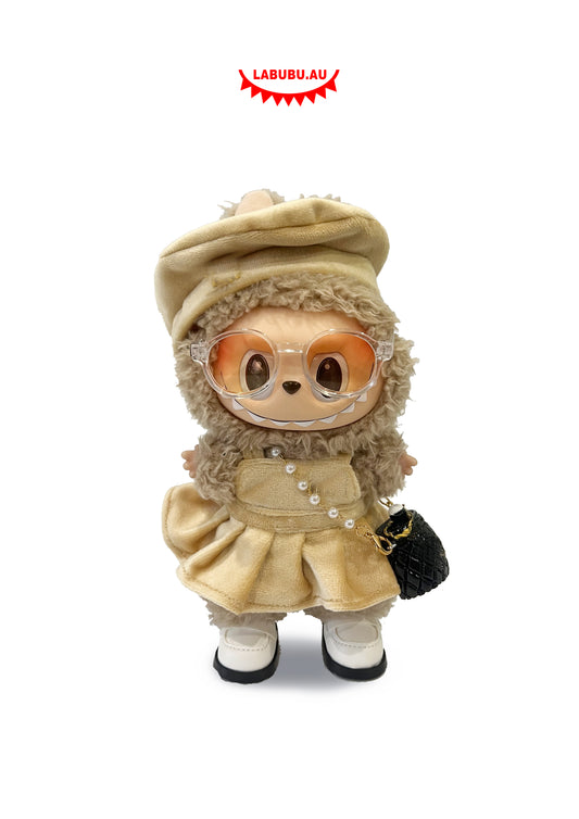 Labubu Outfit Creamy French Chic Set